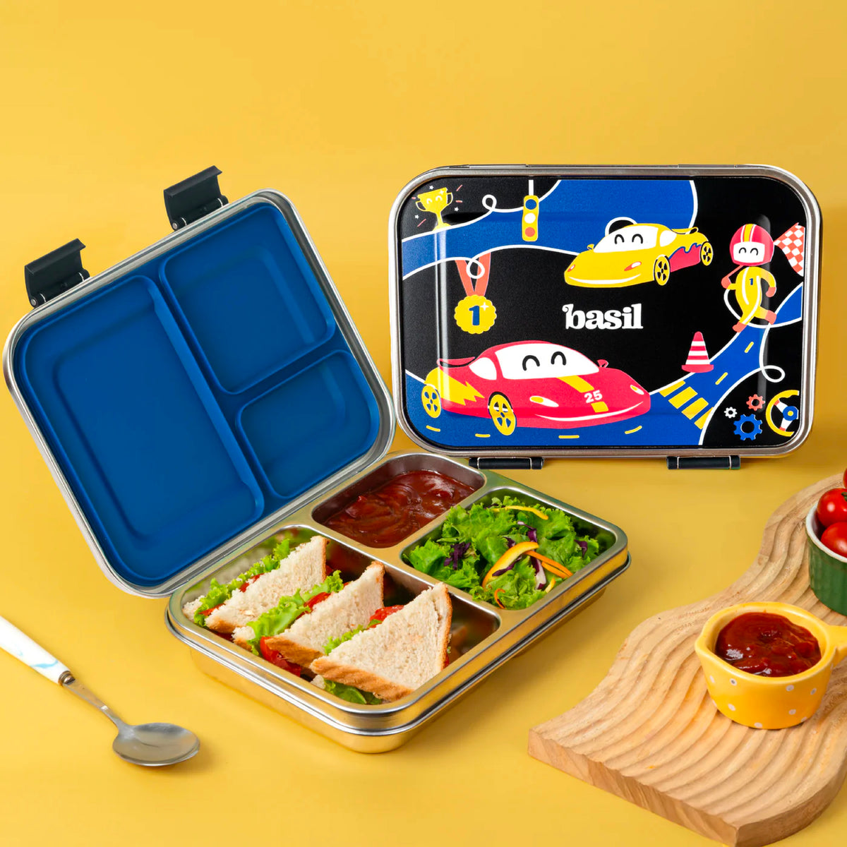Bento Neo 3 C Lunch Box - Rally Wally