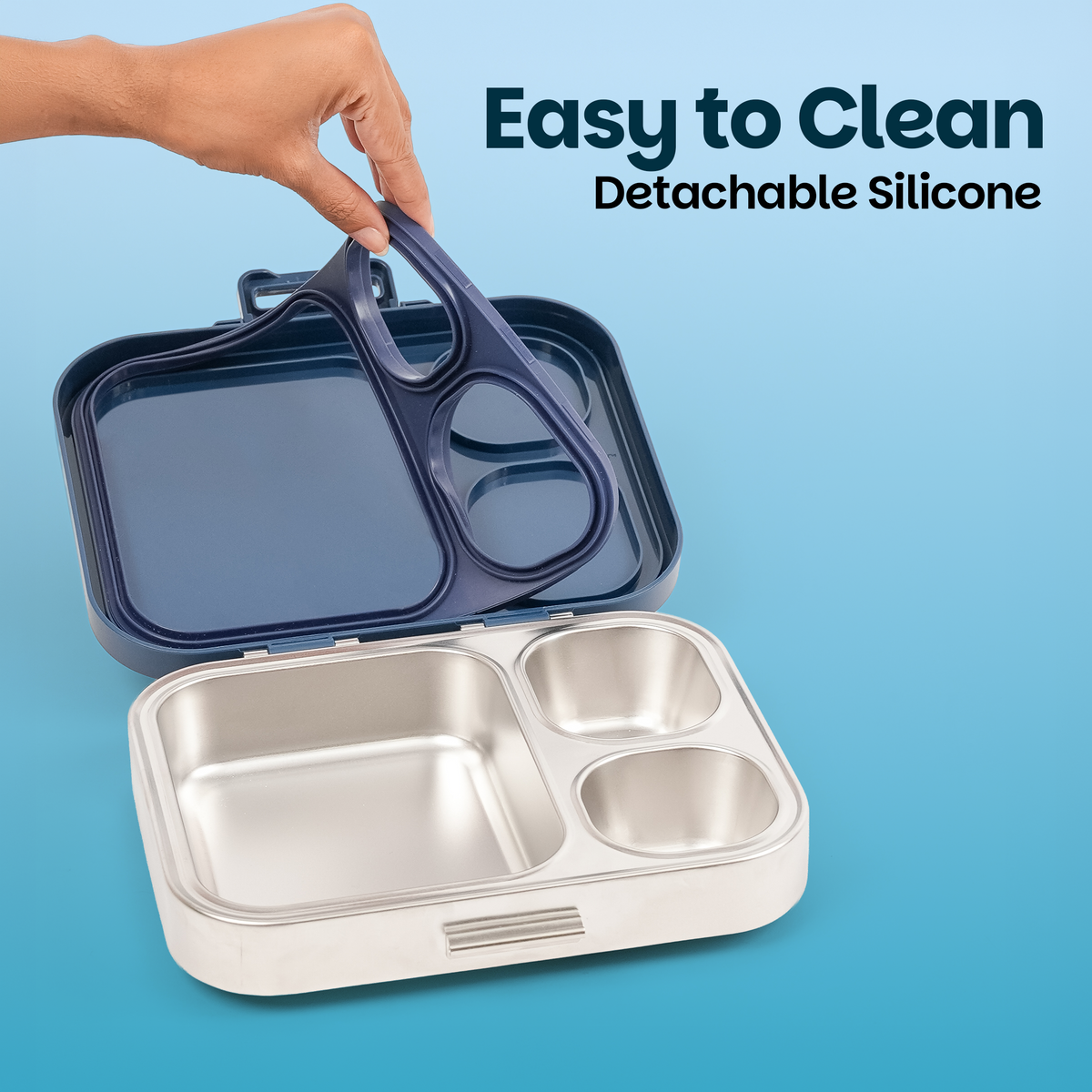 Bento Select 3 C Lunch Box - Classic Blue