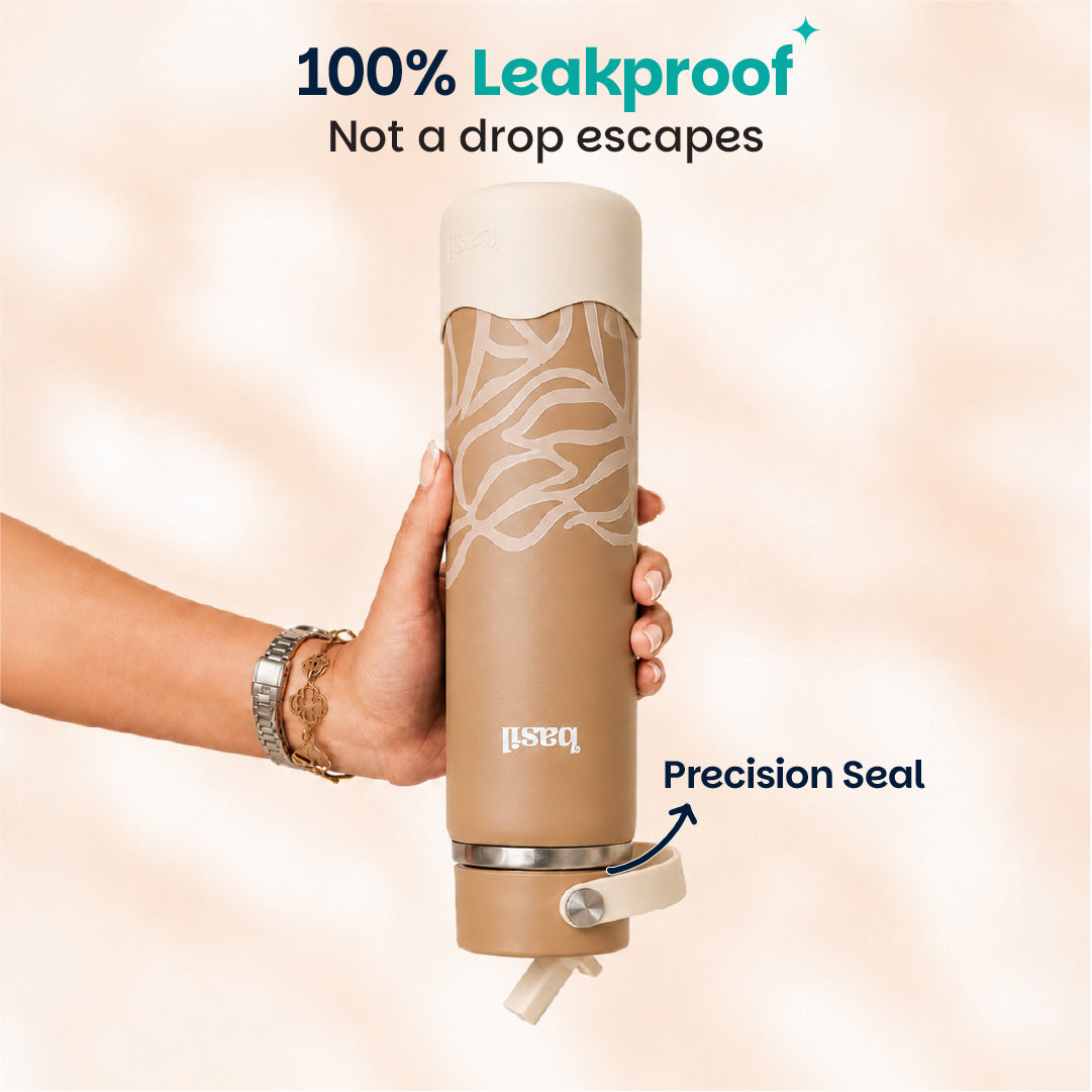 Insulated Stainless steel Sipper with Carry Handle - Classic Dune