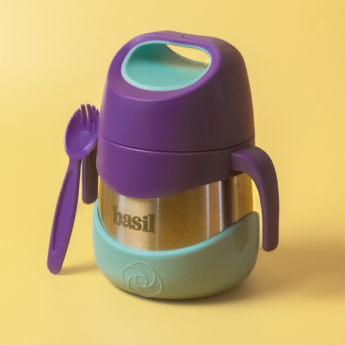 Basil - Insulated ThermoTOT with spork