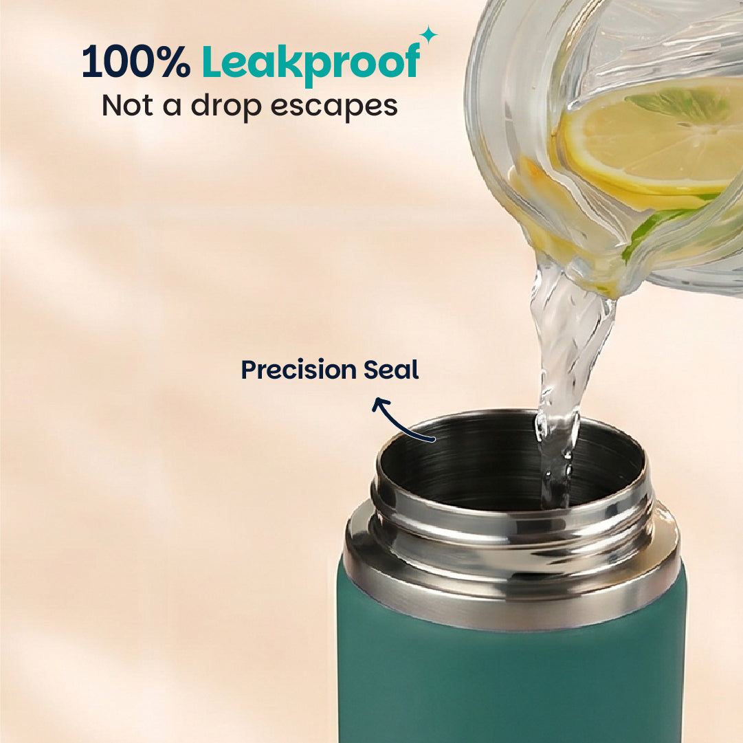 Insulated Stainless steel Sipper with Carry Handle - Classic Jade