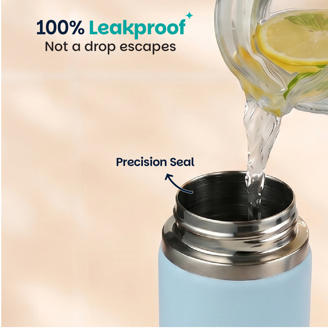 Insulated Stainless steel Sipper with Carry Handle - Sakura Bloom