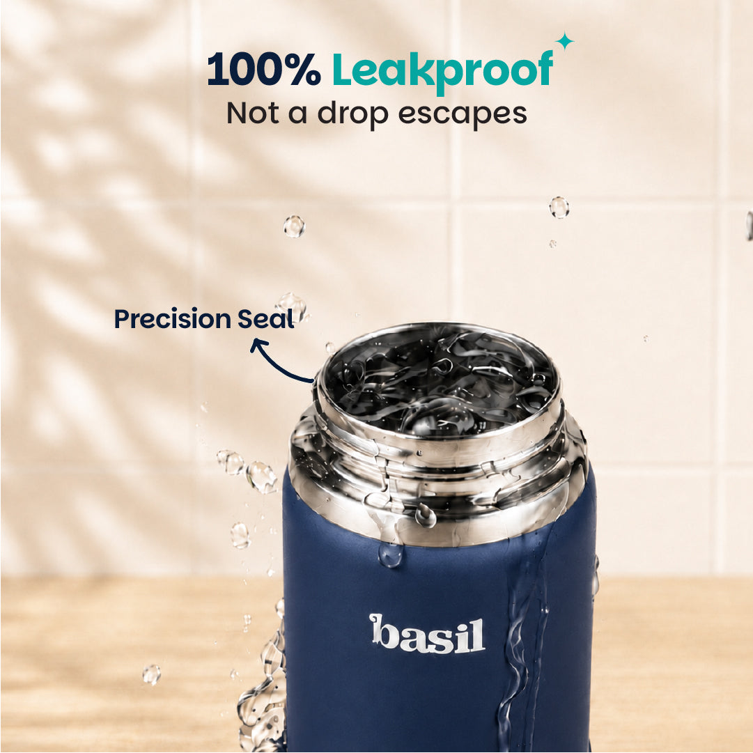 Insulated Stainless steel Sipper with Carry Handle - Classic Navy