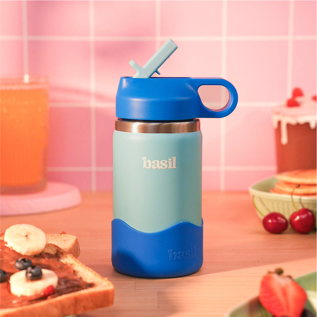 Insulated Stainless steel Sipper with Loop Handle - Glacier