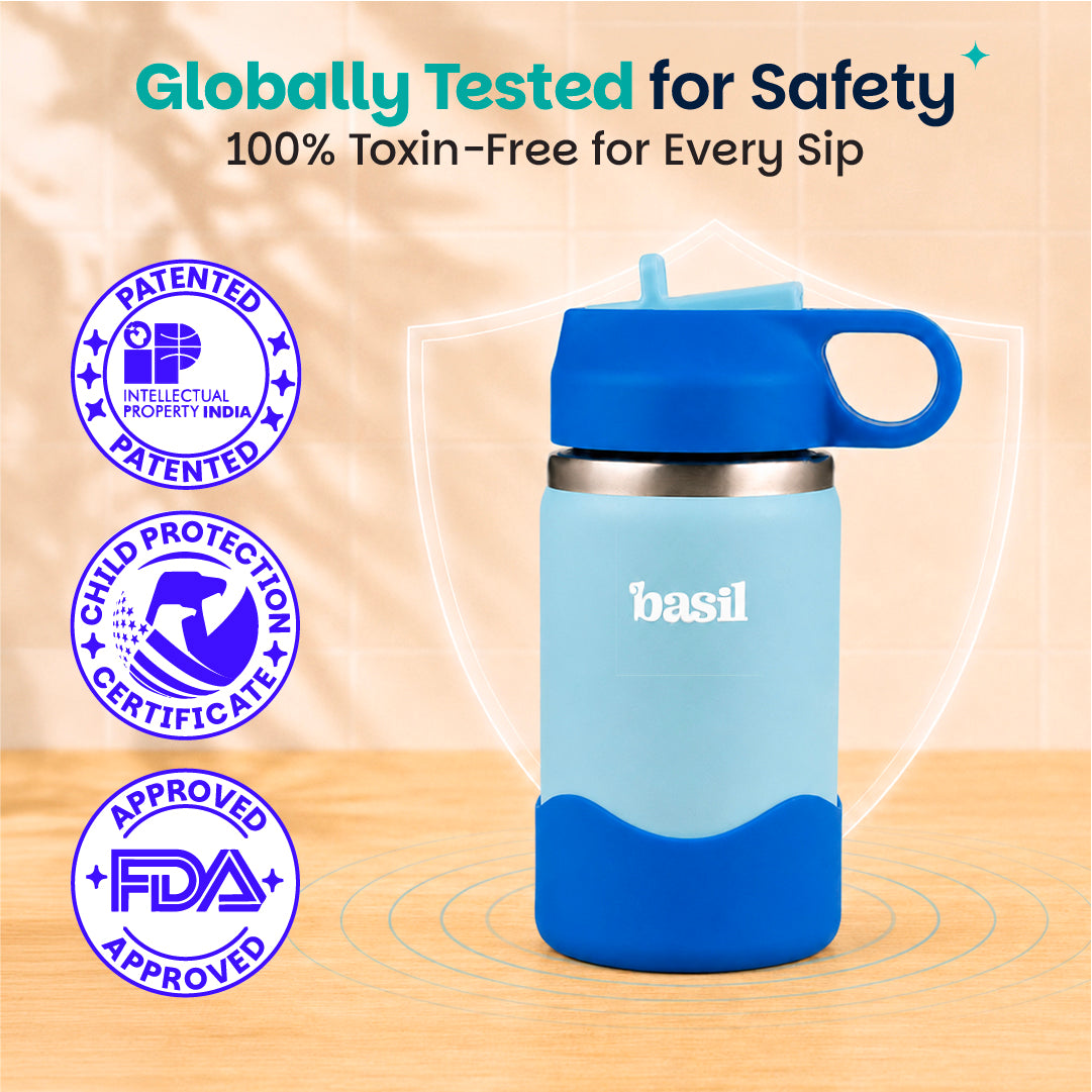 Insulated Stainless steel Sipper with Loop Handle - Glacier