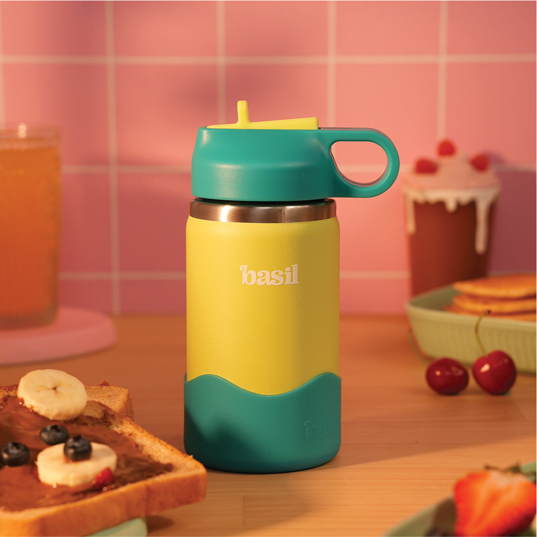 Insulated Stainless steel Sipper with Loop Handle- Lagoon