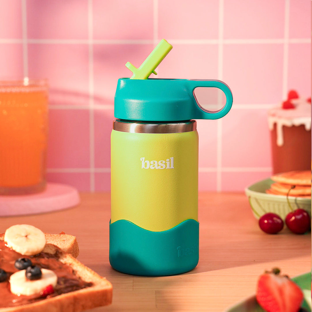 Insulated Stainless steel Sipper with Loop Handle- Lagoon