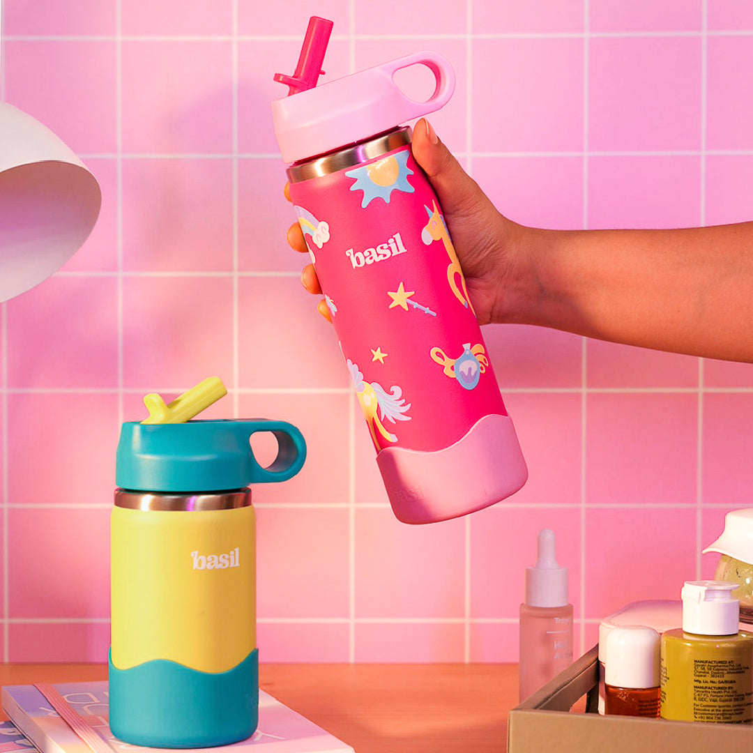 Insulated Stainless steel Sipper with Loop Handle- Pixie Dash