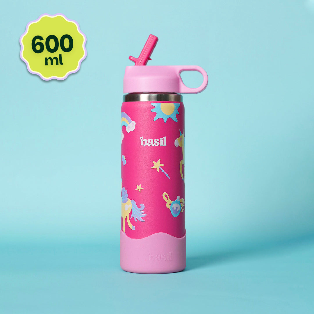 Insulated Stainless steel Sipper with Loop Handle- Pixie Dash