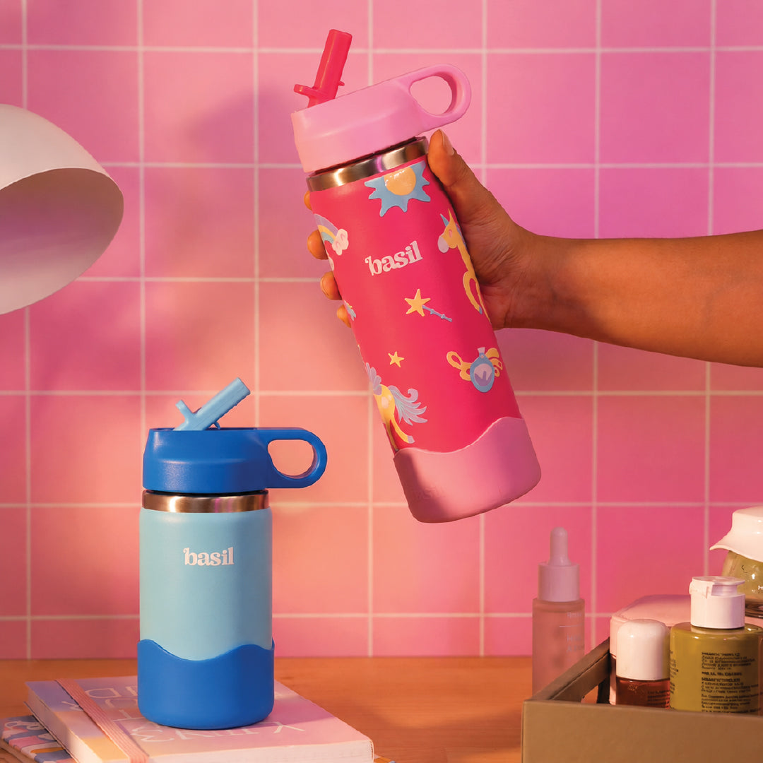 Insulated Stainless steel Sipper with Loop Handle- Pixie Dash