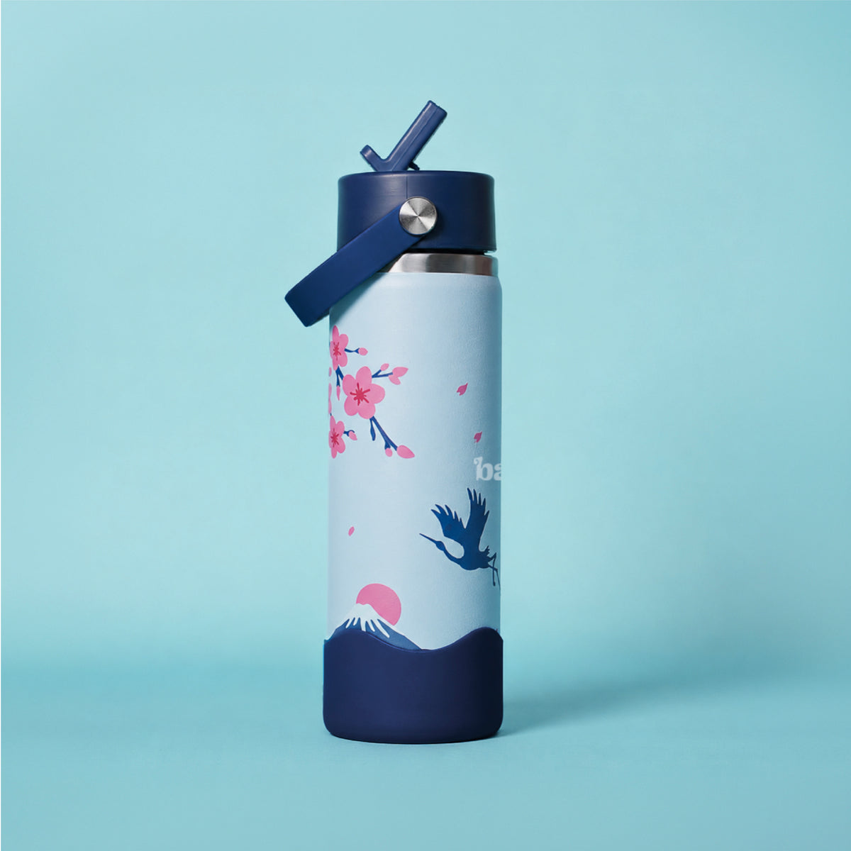 Hydrafizz 600 ml Sipper Bottle - Sakura Bloom