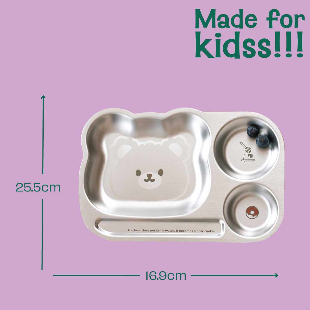 Set of 3: Bento box, Sipper & Plate - Super Swoosh