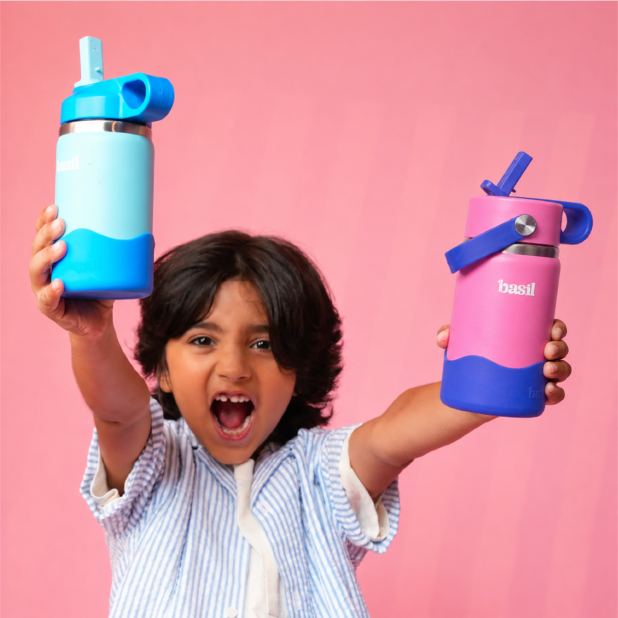 Insulated Stainless steel Sipper with Carry Handle - Reef