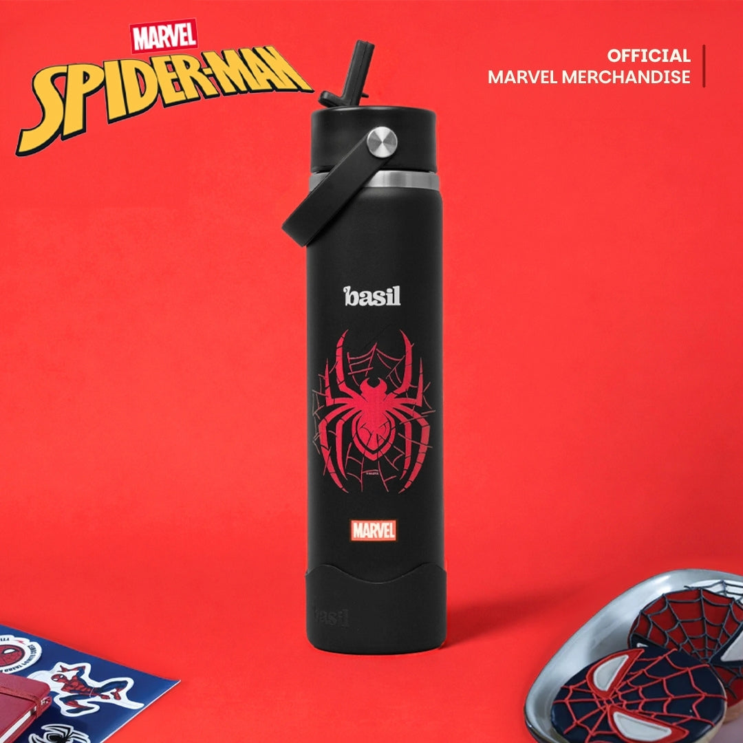 Insulated Stainless steel Sipper with Carry Handle - Phantom Web