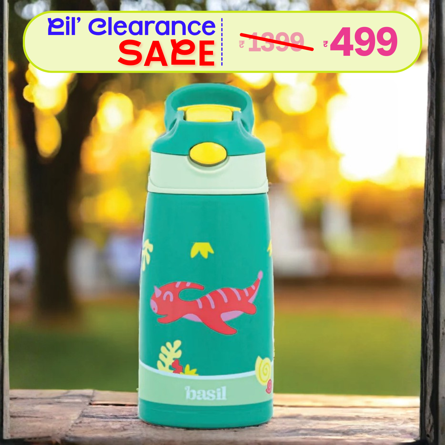 430 ml Insulated Stainless steel Sipper - Hocus Docus