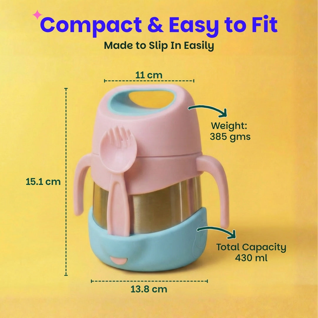 Thermotot Insulated Lunch Box - Guava