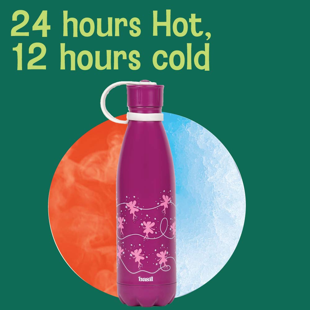 500 ml Insulated Stainless steel Bottle - Purple Fairy