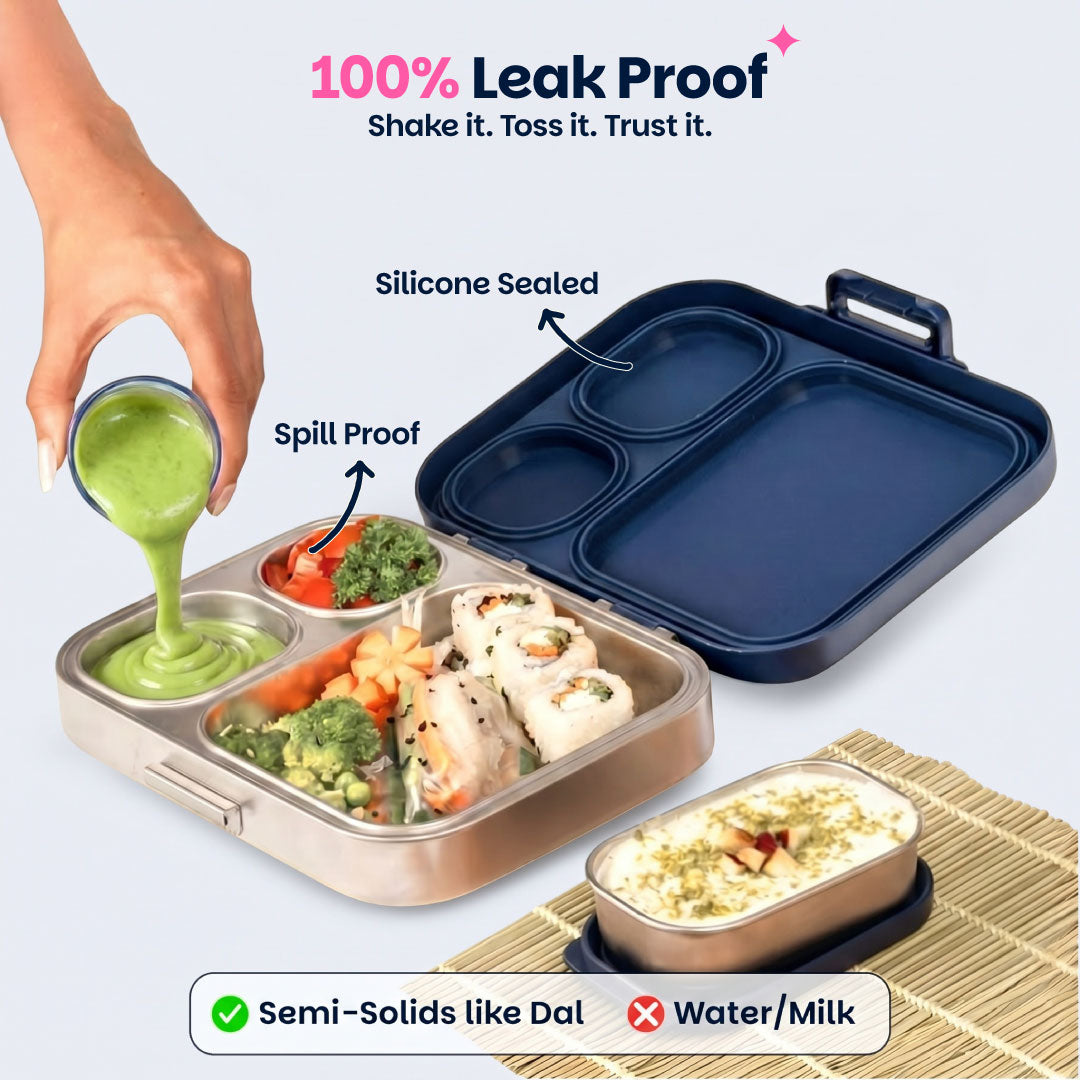 School Combo - Set of Bag & Lunchbox Midnight Sora