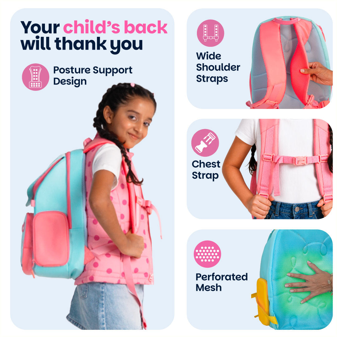 School Combo - Set of Bag & Lunchbox Sakura Bloom