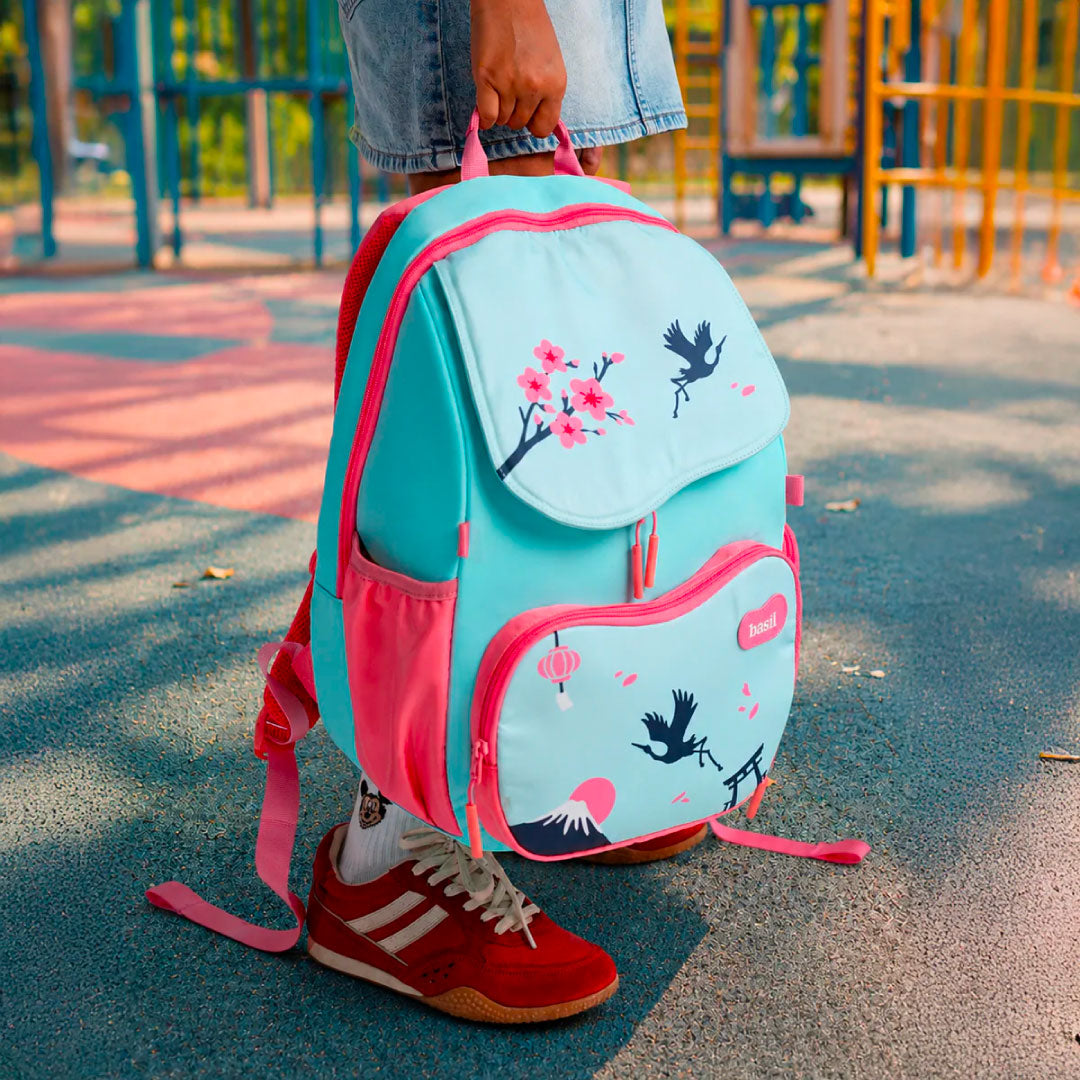 School Combo - Set of Bag & Lunchbox Sakura Bloom