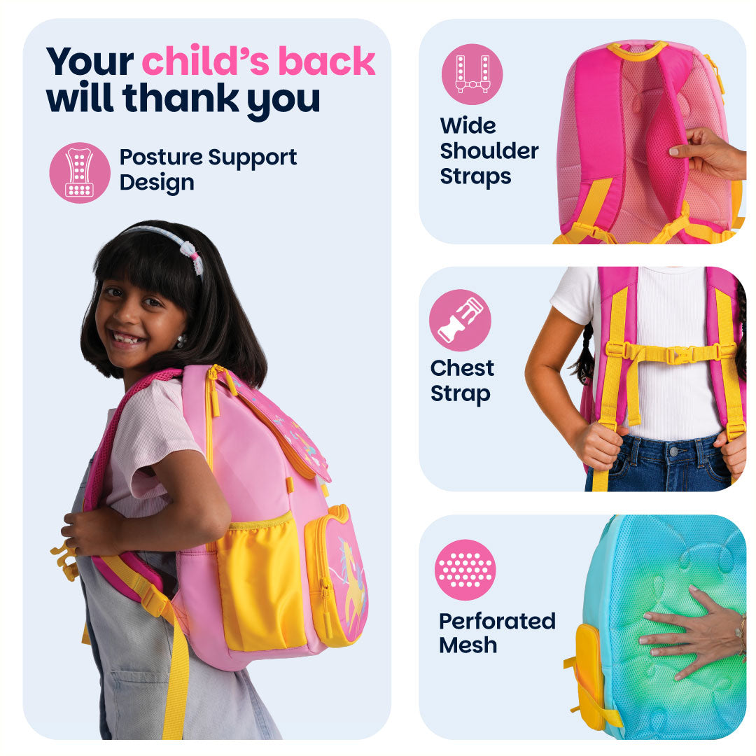 School Combo - Set of Bag & Lunchbox Pixie Dash