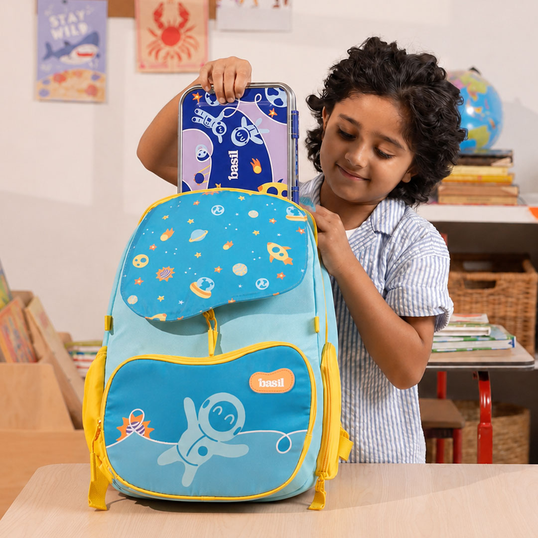 School Combo - Set of Bag & Lunchbox Super Swoosh