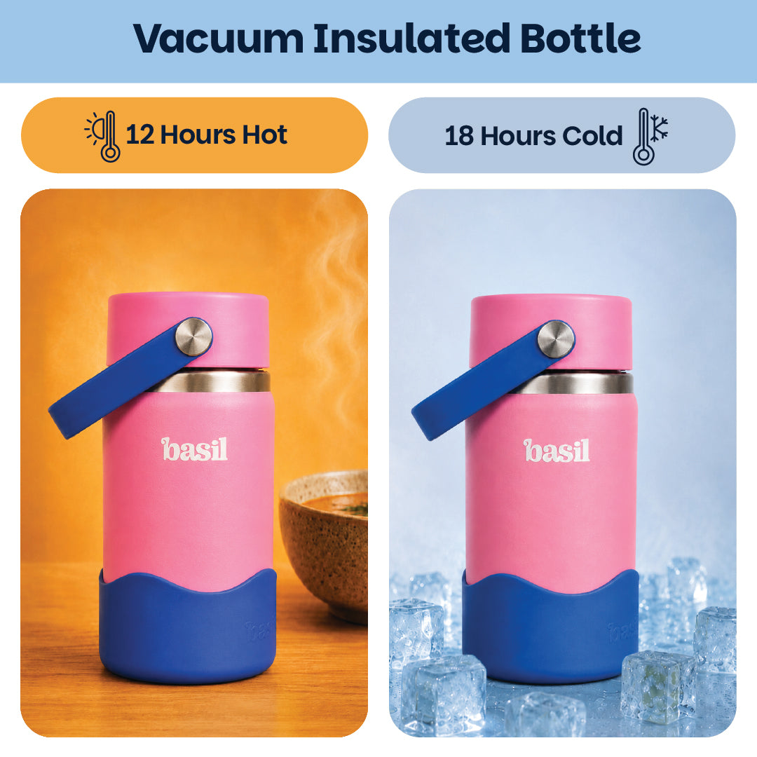 Insulated Stainless steel Sipper with Carry Handle - Reef